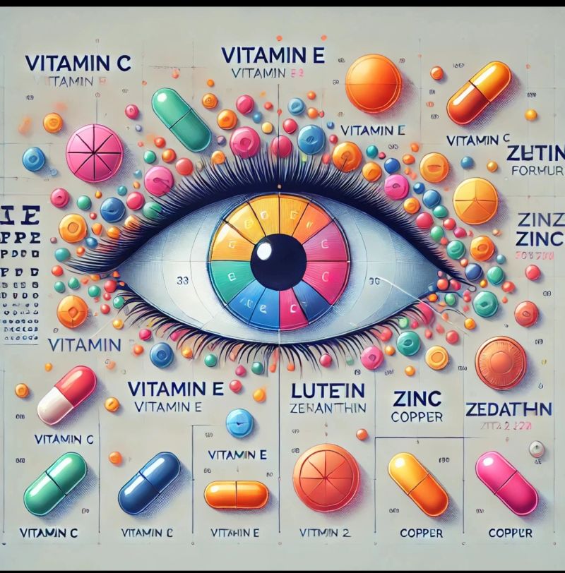 AREDS, VITAMINAS Y NUTRIENTES PARA EL OJO